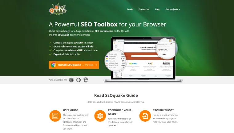 SEO Quake tool